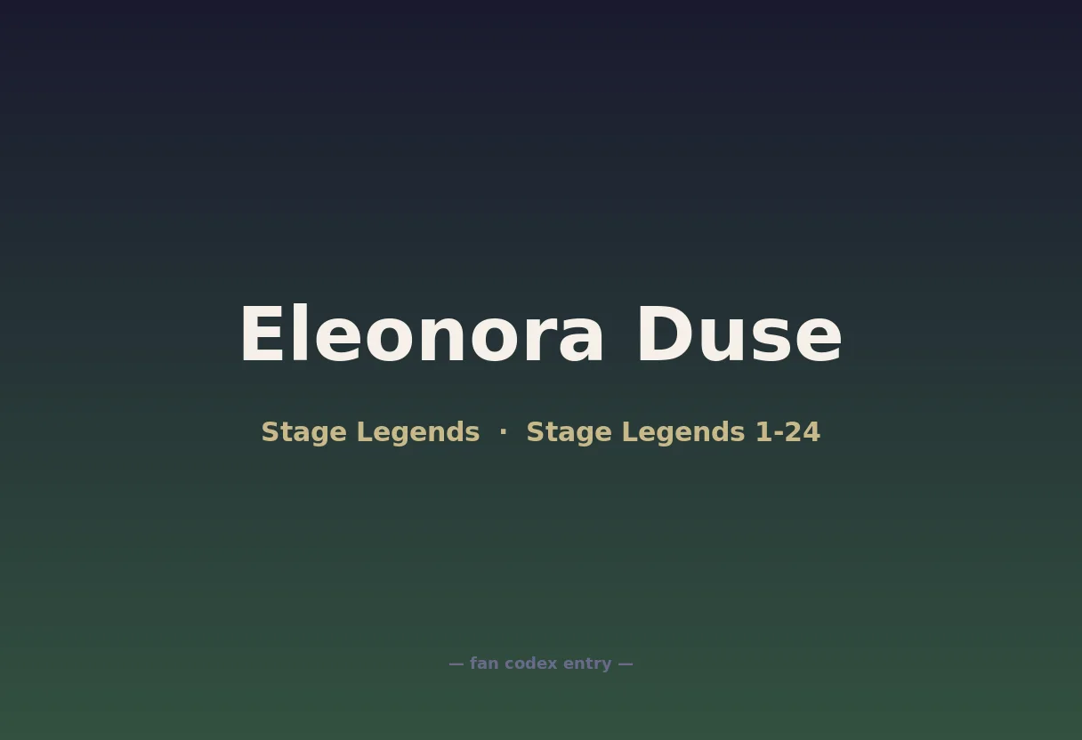 Eleonora Duse